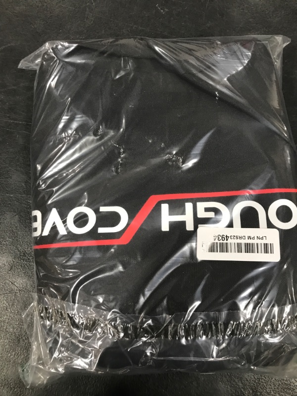 Photo 1 of Tough Cover Lawn Mower Cover - 600D Marine Grade Fabric (Black) - Universal Fit Push Mower - Protects Against Water, UV, Dust, Dirt, Wind for Outdoor Protection - Waterproof