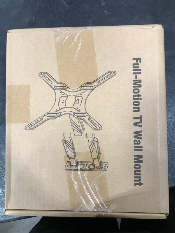 Photo 1 of ELIVED UL Listed TV Wall Mount for Most 26-60 Inch TVs, Swivel and Tilt Full Motion TV Mount with Single Stud Perfect Center Design, Wall Mount Bracket Max VESA 400x400mm, Holds up to 88 lbs.