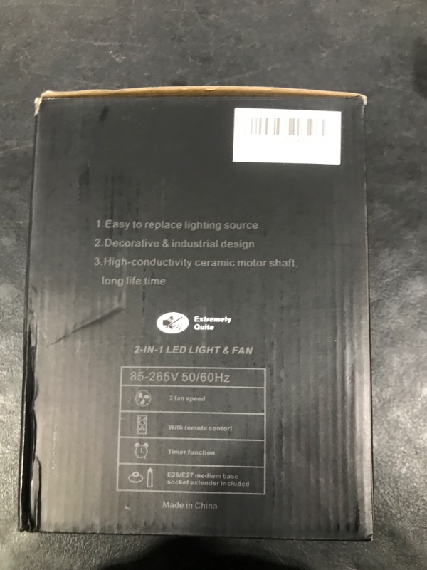 Photo 1 of Garwarm 20IN Ceiling Fans with Lights, Socket Fan Light with Remote, Screw in Ceiling Fan in Light Socket Small Ceiling Fan for Garage,Bedroom, Kitchen, Living Room(Bulb not Included)