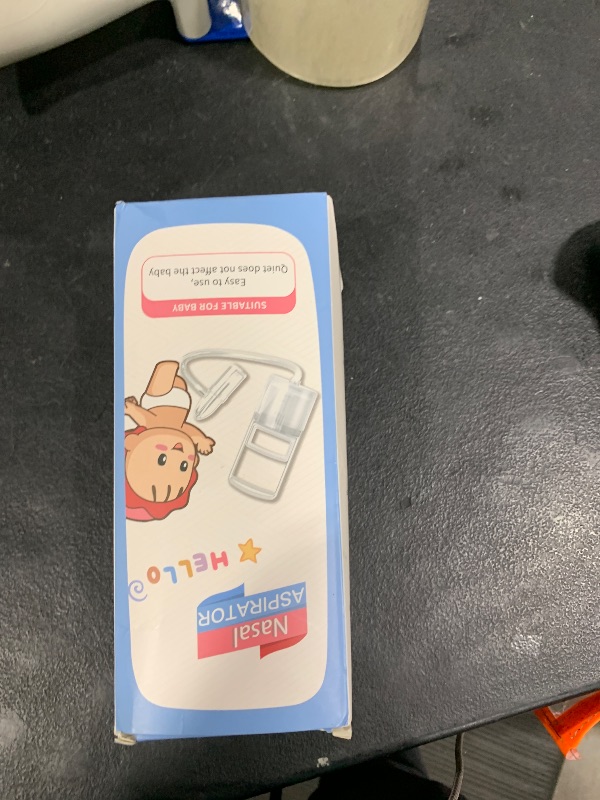 Photo 1 of Nasal Aspirator for Baby, Baby Nose Sucker, Booger Sucker with Hand Pump and Non-Invasive Tip to Clear Clogged Passages and Boogers (Translucent White, Standard)