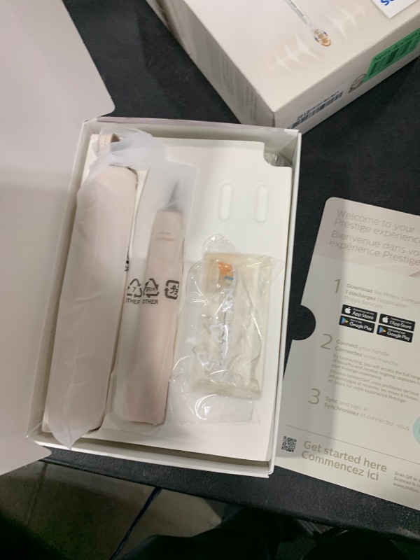 Photo 1 of Philips Sonicare 9900 Prestige Rechargeable Electric Power Toothbrush with SenseIQ, Champagne, HX9990/11