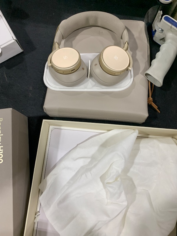 Photo 1 of Bang & Olufsen Beoplay H100 Premium Wireless Active Noise Cancelling Over-Ear Headphones with Protective Carrying Case,Hourglass Sand