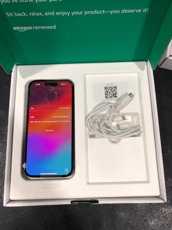 Photo 1 of Apple iPhone 15, 128GB, Black - Unlocked (Renewed Premium)