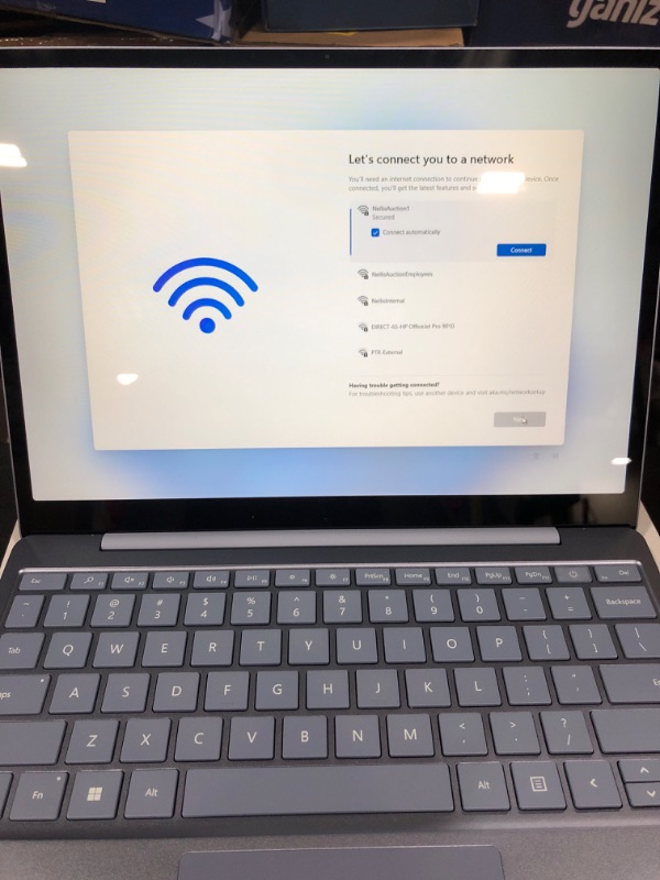 Photo 1 of Microsoft Surface Laptop Go 3 (2023) - 12.4-inch Touchscreen, Intel i5-1235U, 8GB RAM, 256GB SSD, Windows 11, Ice Blue (Renewed)