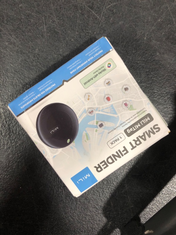 Photo 1 of MiLi MiTag Bluetooth Tracker for Android, Google Certified Key Finder/Luggage Tracker/Item Locator, Smart Tracking Tag for Google Find My Device (Find Hub) App, 1 Pack