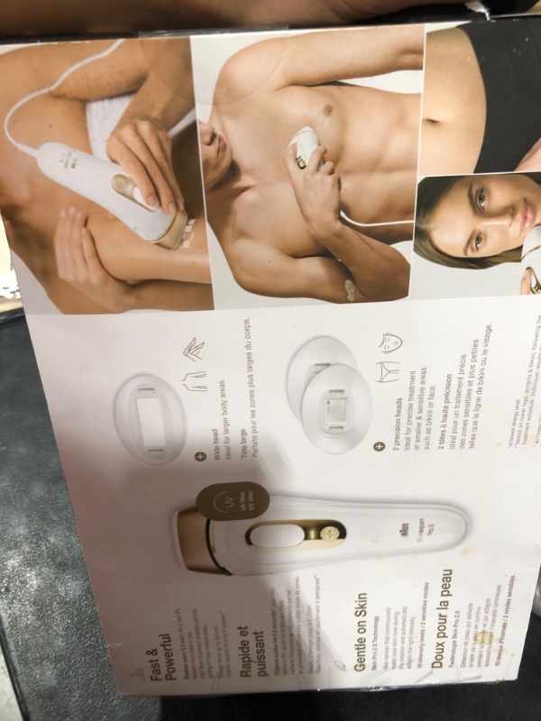 Photo 1 of Braun IPL Silk·Expert, at Home Laser Hair Removal, Pro 5 PL5347 Latest Generation IPL, Holiday Gifts for Women and Men, Hair Removal System with Wide Head and Two Precision Heads