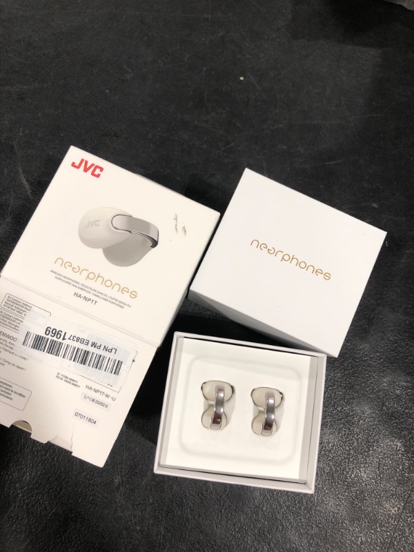 Photo 1 of JVC Nearphones Open Ear True Wireless Headphones - Open Ear Earbuds - Bluetooth 5.3-24H Playback - IPX4 Water Resistant - Built-in Mic - Awareness & Comfort - Ear Clip Earbuds - HANP1T