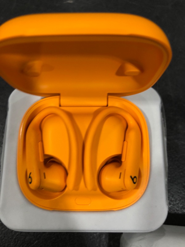 Photo 1 of Beats Powerbeats Pro 2 Wireless Bluetooth Earbuds - Noise Cancelling, Heart Rate Monitor, IPX4, Up to 45H Battery & Charging Case, Works with Apple & Android - Electric Orange
