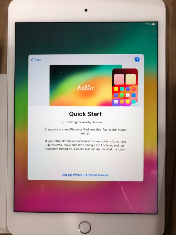 Photo 1 of Apple iPad mini 5th Generation, Wi-Fi, 256GB - Gold (Renewed)