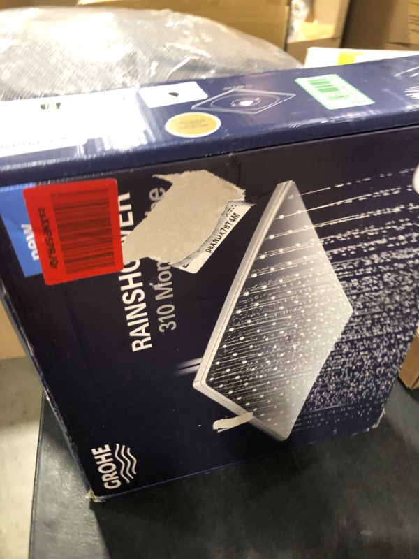 Photo 1 of Grohe Rainshower 310 Mono Shower Head, 1 Spray, 1.75 GPM, Brushed Cool Sunrise