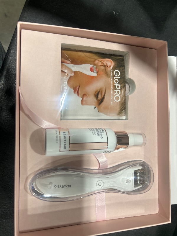 Photo 1 of BeautyBio GloPRO Skin Firming and Smoothing At-Home Microneedling Tool & Attachment Heads