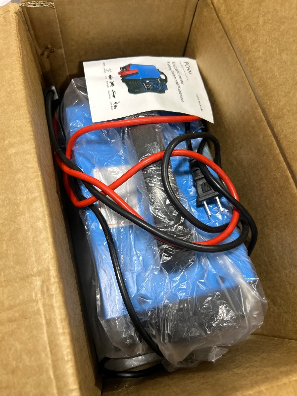 Photo 1 of PCHH 12V 24V Car Battery Charger Heavy Duty, 0-15A Automatic Battery Maintainer, Smart Trickle Charger with Auto Shutoffs, Repair, Winter Mode, for Automotive Car Truck Motorcycle Lawn Mower Boat AGM