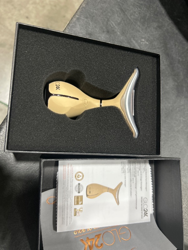 Photo 1 of GLO24K 7 Color Light Skin Rejuvenation Neck and Face Massager