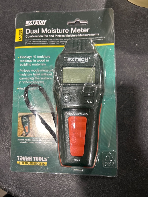 Photo 1 of Extech MO55 – Combination Pin/Pinless Moisture Meter