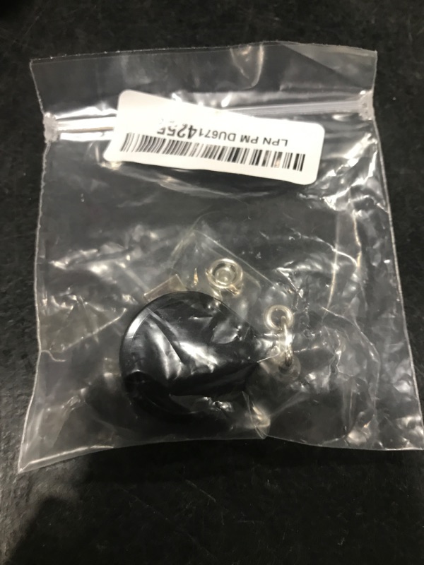 Photo 1 of KEY-BAK MINI-BAK Retractable Badge Holder with Swivel Bulldog Clip, Black, 36" Nylon Cord / 2 oz