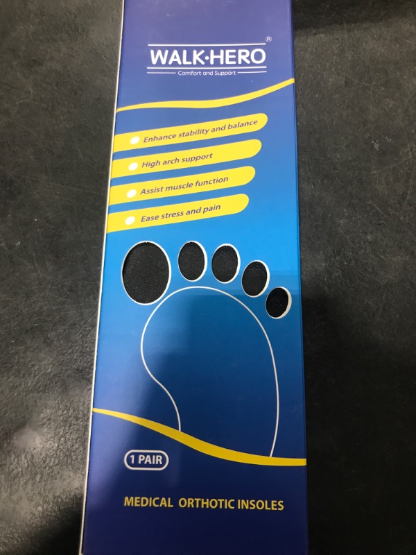 Photo 1 of Plantar Fasciitis Feet Insoles Arch Supports Orthotics Inserts Relieve Flat Feet, High Arch (Mens 5-5 1/2 | Womens 7-7 1/2)