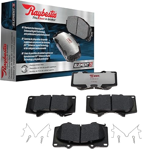 Photo 1 of Raybestos Element3 EHT™ Automotive Replacement Rear Brake Pad Set for Selected Dodge, Jeep Model Years (EHT1274H)