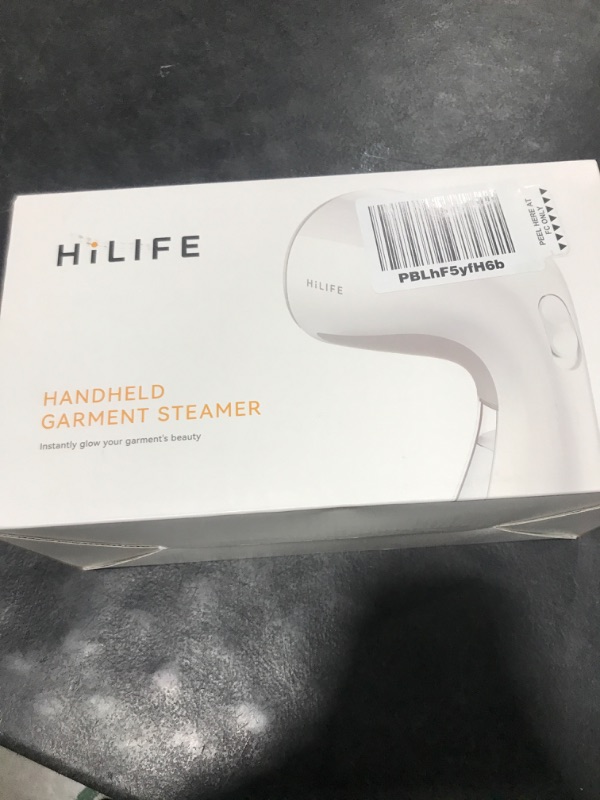Photo 1 of HiLIFE Steamer for Clothes, Handheld Clothes Steamer with Large 300ml Tank, 1100W Clothing Steamer, Fabric Wrinkle Remover, Portable & Compact Travel Size Garment Steamer ONLY FOR 120V (White)