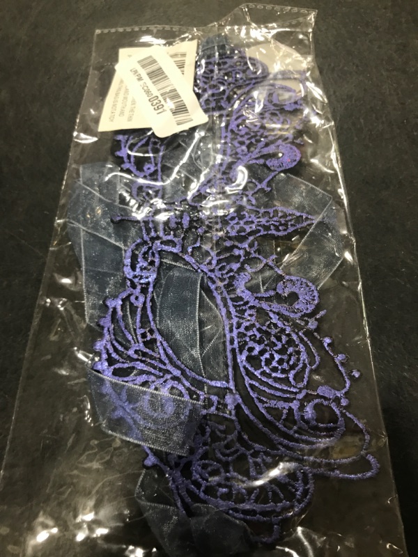 Photo 1 of Very Peri Masquerade Mask For Women - Lace Masquerade Masks for Masquerade Party, Proms, Photo Shoot, Venetian Party, Mardi Gras, Halloween & Cosplay - Very Peri Color