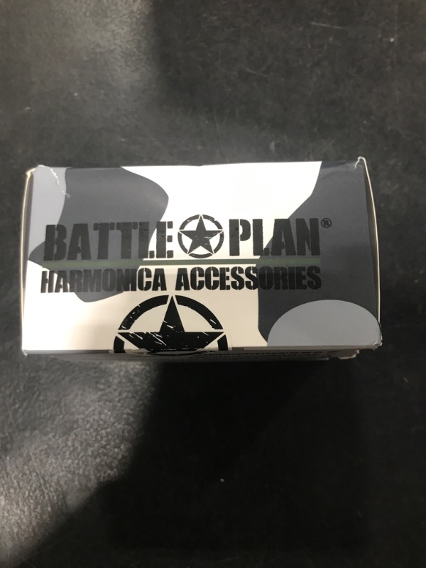 Photo 1 of Battle Plan Harmonica Accessories Ammo Clip 520 Bullet Mic Holder Compatible With Shure 520DX Green Bullet, Superlux D112/C and Other Similar Harmonica Microphones (Natural Black)