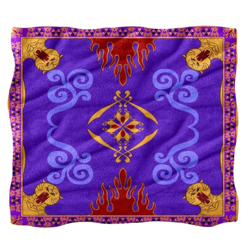 Photo 1 of Aladdins Magic Carpet Throw Blanket Lightweight Microfiber Fleece Blanket,Soft Cozy 59.0x39.3 Bed Blankets