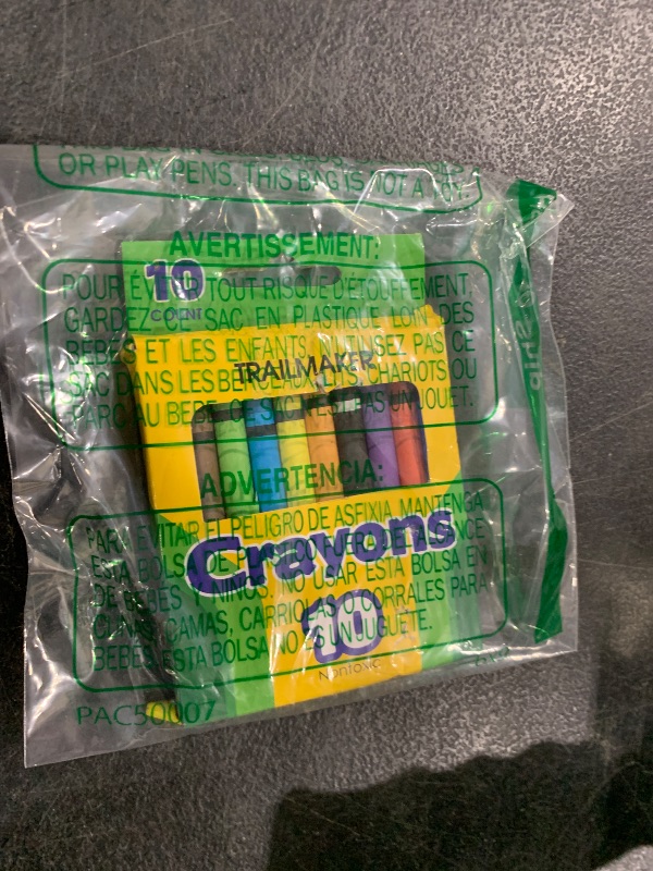 Photo 1 of Trail maker 12 Pack Crayons - Wholesale Bright Wax Coloring Crayons in Bulk, 10 Per Box, 12 Box Bundle Art Set