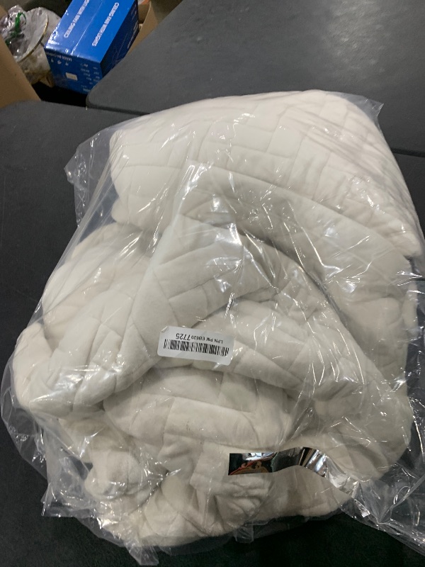 Photo 1 of Eismodra Couch Cover,Sectional Couch Covers,Sofa Covers for 3 Cushion Couch,Anti-Slip Sofa Slipcovers for Dogs Cats Kids Loveseat Recliner L Shaped Armrest Backrest,White 36''x94''(Only 1 Piece)