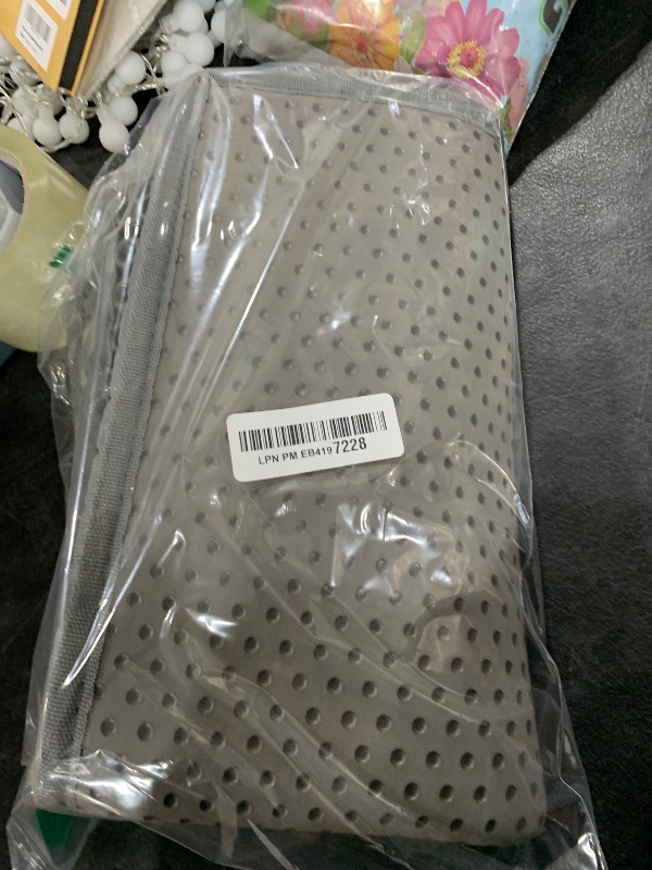 Photo 1 of Pieviev Cat ter Mat Double Layer Waterproof Urine Proof Trapping Mat 1 Pack (Gray, 24x15 Inch (Pack of 1))