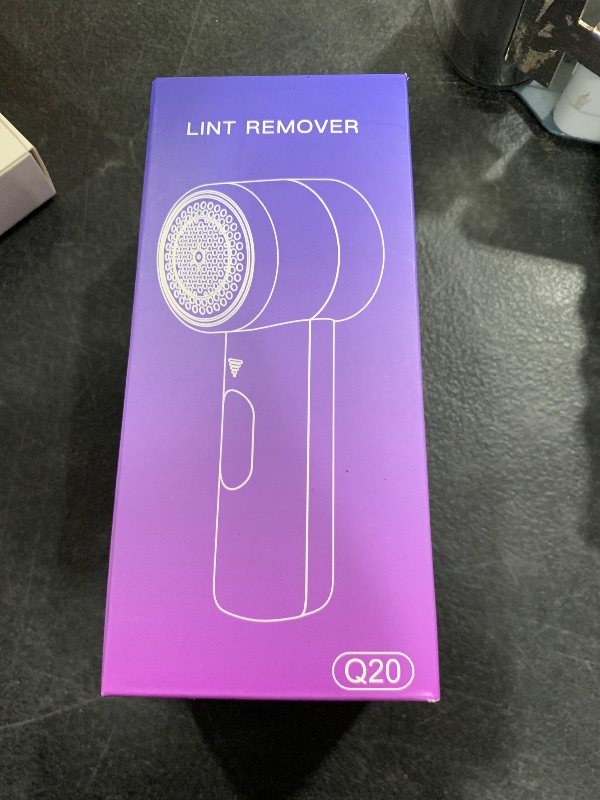 Photo 1 of Fabric Shaver, Lint Remover Rechargeable, Electric Portable Sweater Defuzzer with 3 Speeds, 6 Leaf Blades, Digital LED Display to Remove Pilling for Clothes, Furniture, Sweater, Couch, Blanket