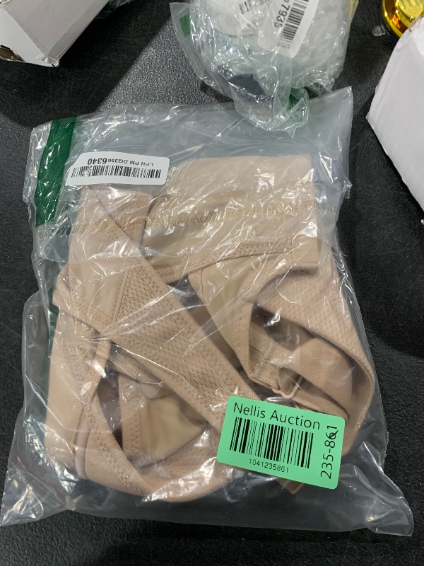 Photo 1 of Full Figure Plus Size No-Bounce Camisole Sports Bra Wirefree #1066 Café