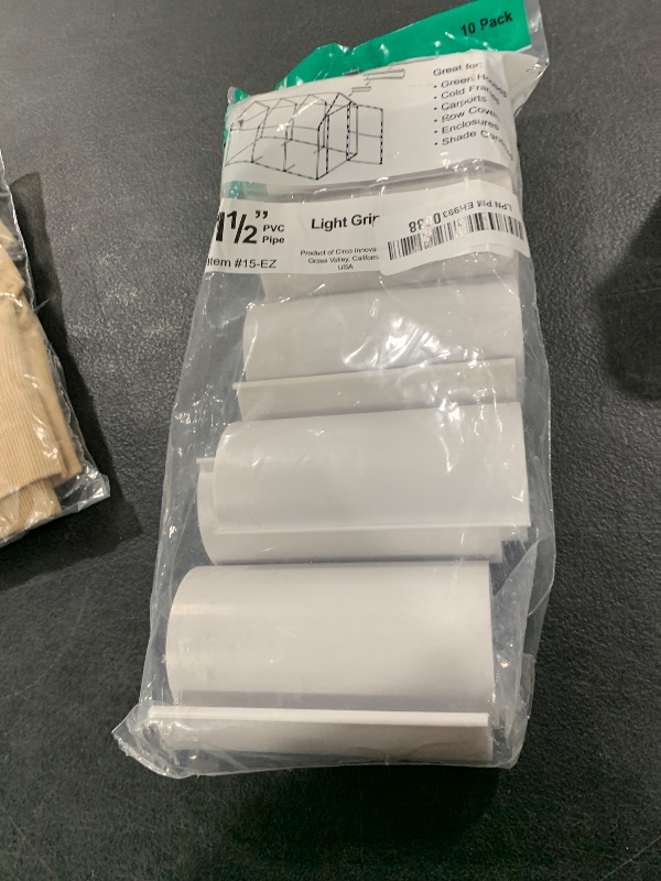 Photo 1 of EZ White Snap Clamp 1-1/2 Inch X 4 Inches Wide for 1-1/2 Inch PVC Pipe 10 Per Bag