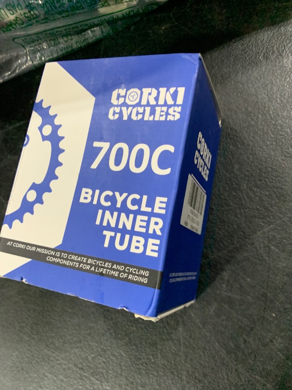 Photo 1 of Corki Cycles 700c Bike Tire Inner Tubes 700 x 23c 24c 25c Presta Valve 80mm, Heavy Duty 28 Inch Bicycle Tube for Road Gravel Fixie Hybrid 2 Pack