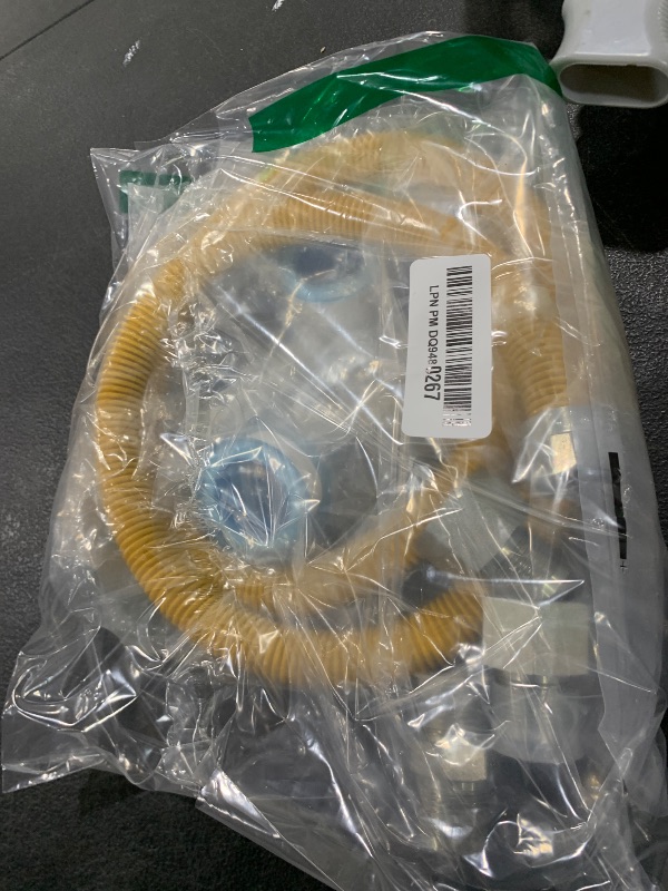 Photo 1 of Puxyblue [2025 NEW] 48" Flexible Gas Line Kit for Dryer Stove Range Flexible Stainless Steel Gas Dryer Kit - 5/8" OD(1/2" ID) Dryer Gas Line with Connector 1/2" FIP & 1/2" MIP & 3/4" MIP Fitting