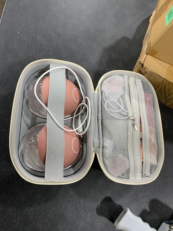 Photo 1 of Momcozy Breast Pump Hospital-Grade, Hands Free Breast Pump App with Leak-Proof DoubleFit Flange, Personalized Multi-Modes & 15 Levels, 2 Count