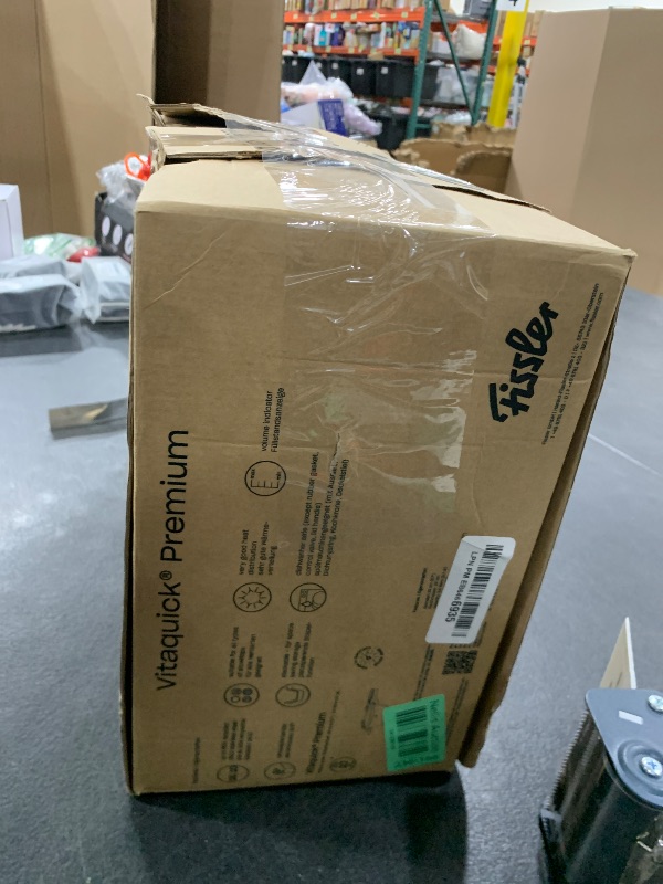 Photo 1 of Fissler Vitaquick Premium/Pressure Cooker (3.5 L, Diameter 22 cm) Stainless Steel Pressure Cooker, 2 Cooking Levels, Made in Germany, Induction