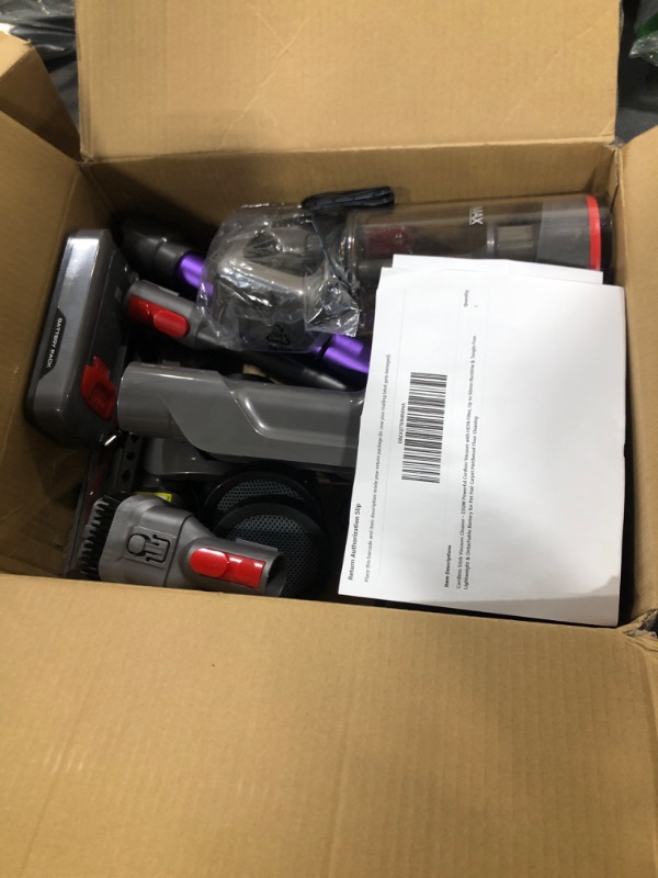 Photo 1 of Cordless Stick Vacuum Cleaner - 550W Powerful Cordless Vacuum with HEPA Filter, Up to 50min Runtime & Tangle-Free Lightweight & Detachable Battery for Pet Hair Carpet Hardwood Floor Cleaning