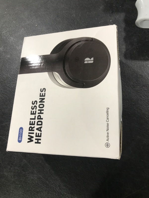 Photo 1 of Bluetooth Headphones, Hybrid Active Noise Cancelling Wireless Headphones Over Ear with Microphone, Up to 140H Playtime, Transparency Mode, Deep Bass, Clear Calls, Comfort fit for Travel, Home Office