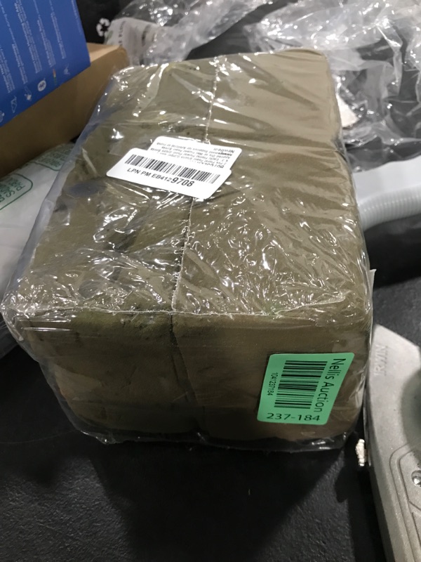 Photo 1 of 2 Pcs Floral Foam Blocks (Larger Size 9" X 4" X 3" Each) Florist Flower Foam Green Bricks Applied Dry or Wet Flower Foam Bricks Arrangement Supplies for Artificial or Fresh Flowers