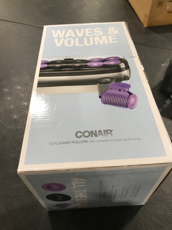 Photo 1 of Conair Hot Rollers Hair Curlers for Long, Medium and All Hair | Heated Rollers with Roller Clips Included | 1 1/2-inch and 1 3/4 inch Rollers | Amazon Exclusive