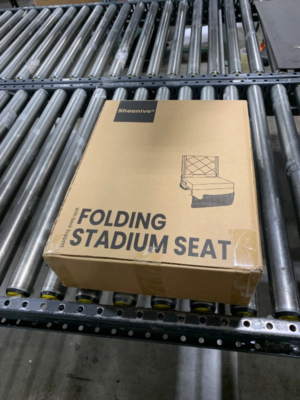 Photo 1 of Sheenive Stadium Seats for Bleachers with Back Support, Bleacher Seats with Backs and Cushion Wide