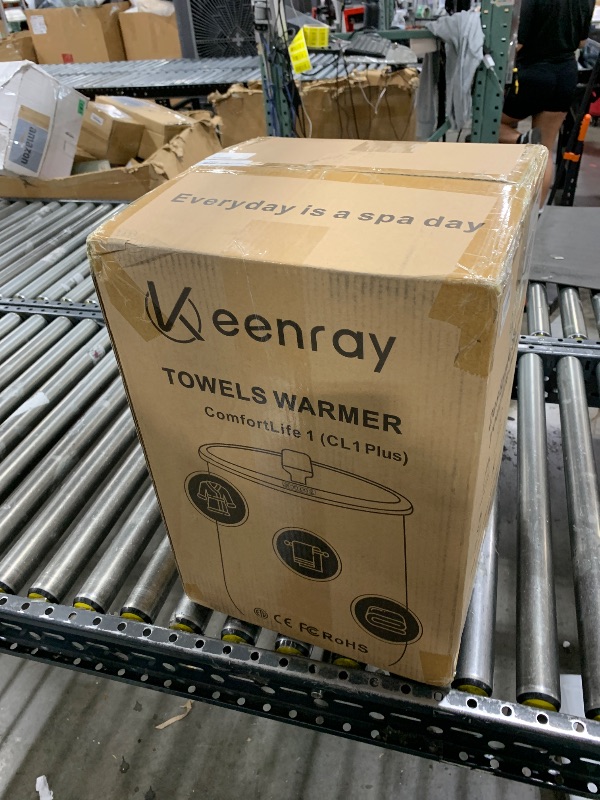 Photo 1 of Keenray Upgraded Towel Warmer Bucket, Large Towel Warmer with 3 Heating Modes, Heat Time 30/45/60/90 Min Adjustable 