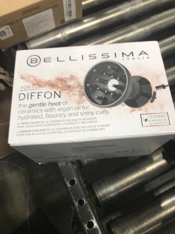 Photo 1 of Bellissima Italia Hair Diffuser Diffon Ceramic - Lightweight Curly Hair Dryer with Argan Oil - DF1 5000