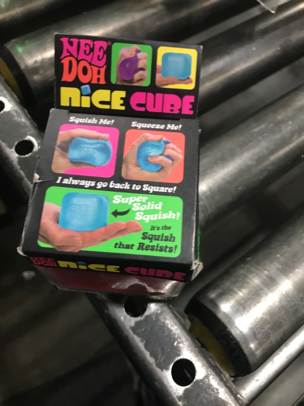 Photo 1 of Schylling NeeDoh Nice Cube -Sensory Squeeze Toy with Super Solid Squish - 2.25" Cube - Pink