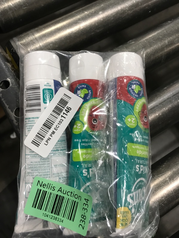 Photo 1 of Tom's of Maine ADA Approved Fluoride Kids Toothpaste, Natural Toothpaste, Dye Free, No Artificial Preservatives, Silly Strawberry, 5.1 oz. 3-Pack (Packaging May Vary)