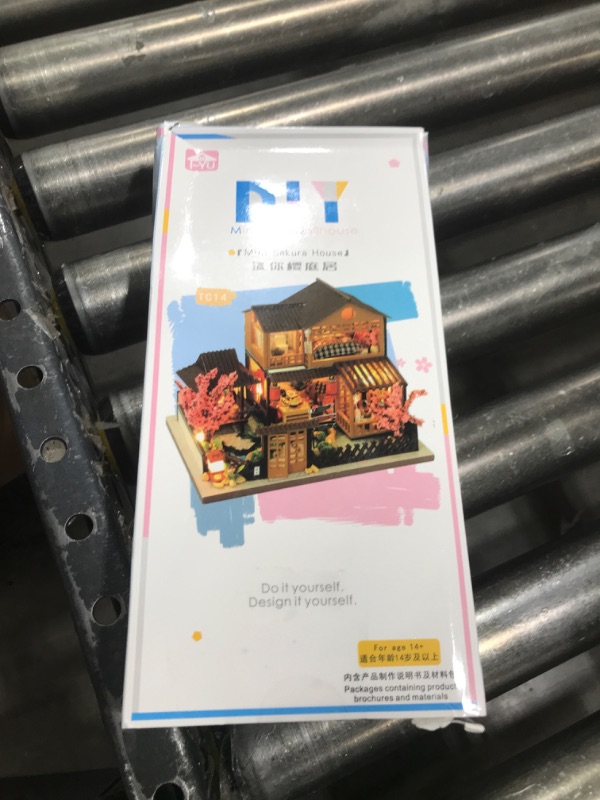 Photo 1 of DIY Miniature House Kit, Mini House Kit for Beginners, Mayberry Street Miniatures, Model Building Craft Diorama Kit, Ideal Gifts for Birthday, Christmas(Japanese Garden House)