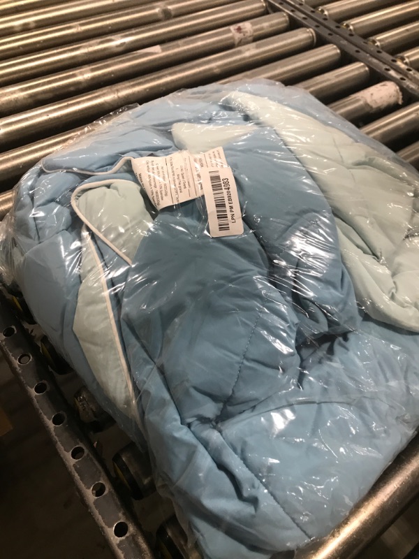 Photo 1 of REST® Evercool® Cooling Comforter, Full/Queen, Blanket for Hot Sleepers, All Season Bedding to Keep Cool for Night Sweats, Breathable Lightweight Blanket, 90"x90" Inches, Aqua Blue