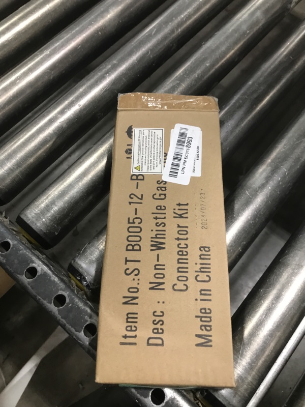 Photo 1 of Stanbroil 1/2" OD x 3/8" ID 12" Non-Whistle Flexible Flex Gas Line Connector Kit for NG or LP Fire Pit and Fireplace