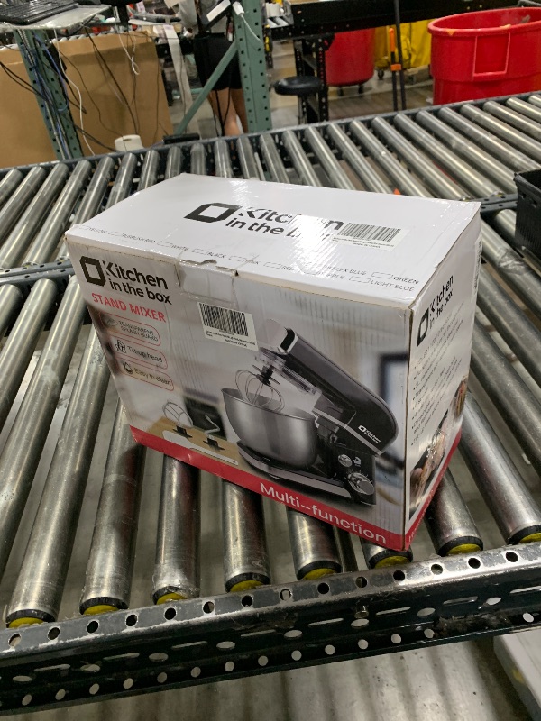 Photo 1 of Kitchen in the box Stand Mixer,3.2Qt Small Electric Food Mixer (Black)