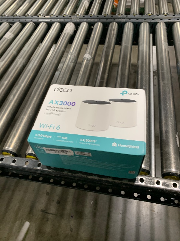 Photo 1 of TP-Link Deco AX3000 WiFi 6 Mesh System - Covers up to 4500 Sq.Ft, Replaces Wireless Router and Extender (Deco X55, 2-Pack)