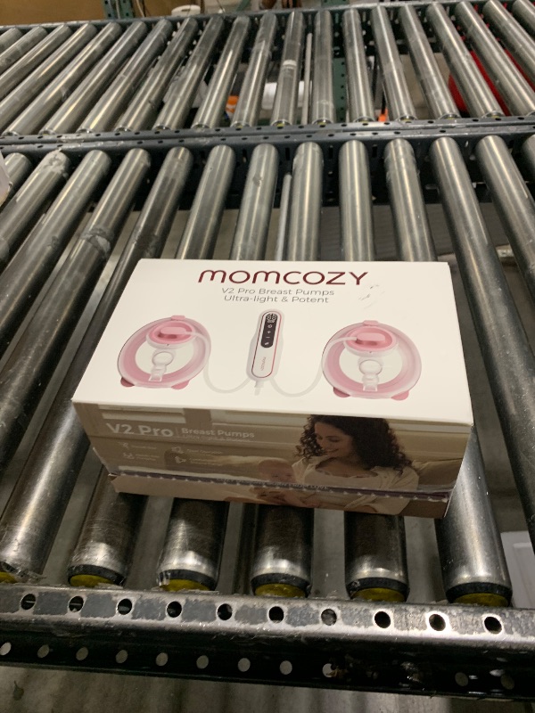 Photo 1 of Momcozy Breast Pump BP141 Slim & Quiet,Hands-Free & Lightweight Pump, Hot Pink